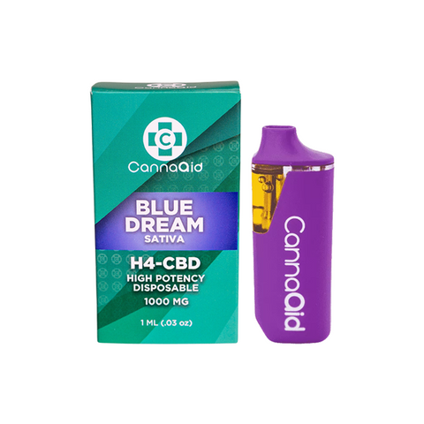 CANNAAID 1000MG H4 CBD DISPOSABLE VAPE-BLUE DREAM