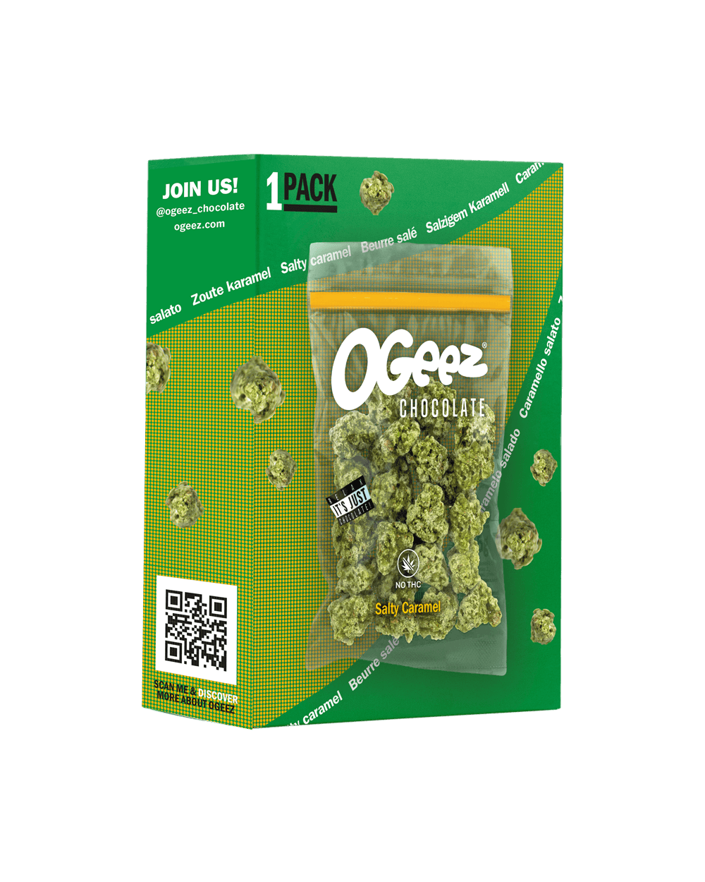 Ogeez Chocolate - Salty Caramel 35g
