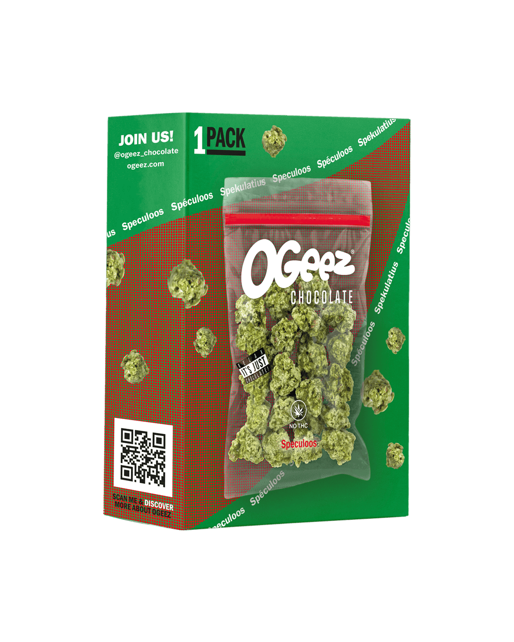 Ogeez Chocolate - Speculoos 35g
